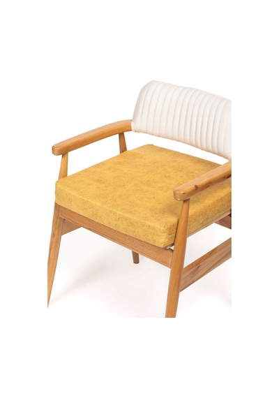50x50x8cm Sandalye Minderi Dayanaklı Fermuarlı Yıkanabilir Kumaş Bahçe-balkon Minderi 1adet Sarı Mavi