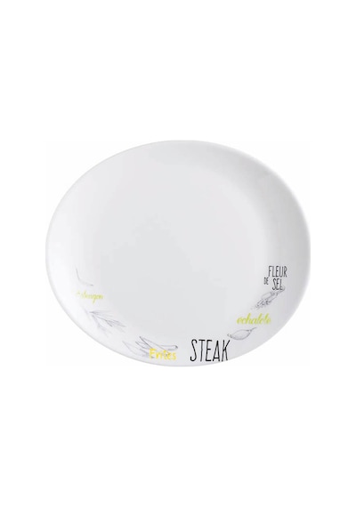 Frıends'Tıme Temperli Bıstro Desenli Et Tabağı 30 Cm L2905