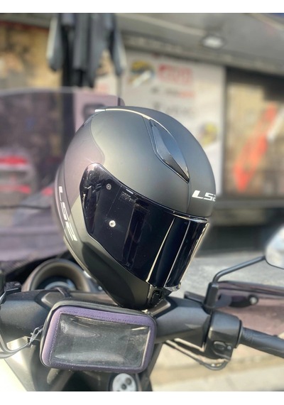 Ls2 Rapıd Mat Siyah Kask - Siyah Vizör Çok Renkli