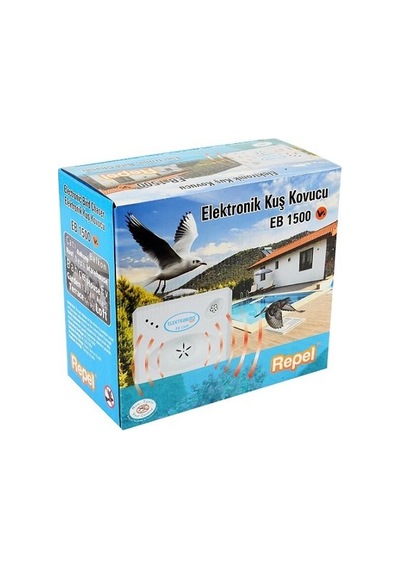 Repel EB1500 Sonic Ultrasonic Kuş Kovucu Cihaz 1500 M² Etkili 2'li