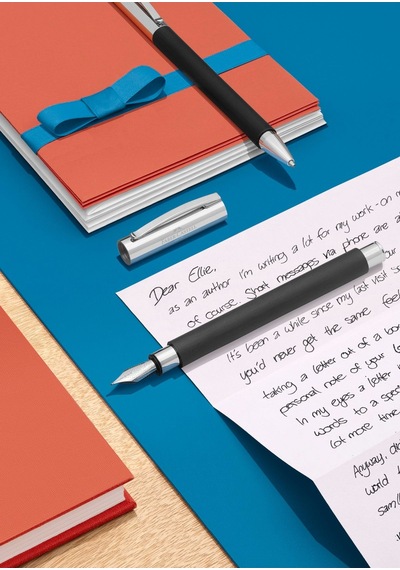 Faber Castell Ambition Siyah Dolmakalem B Uç Çok Renkli