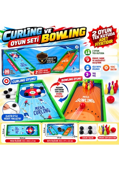 Storeşahin Curling Ve Bowling Oyun Seti Shn0720
