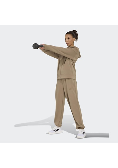 Adidas D4t Knit Kadın Bej Eşofman Altı Ks3312 Krem