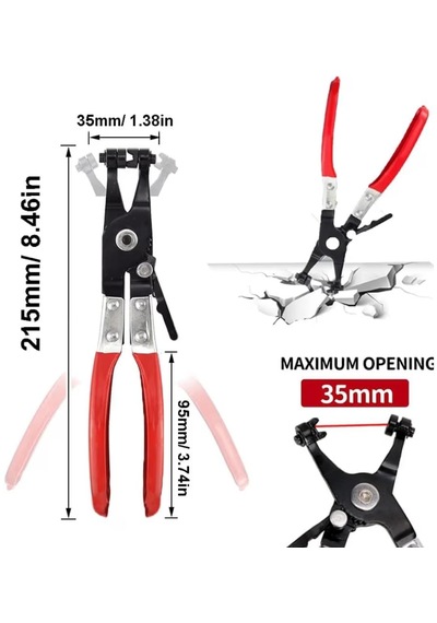 Hortum Kelepçe Pensesi - Hortum Sıkma Pense 215mm 1 Adet