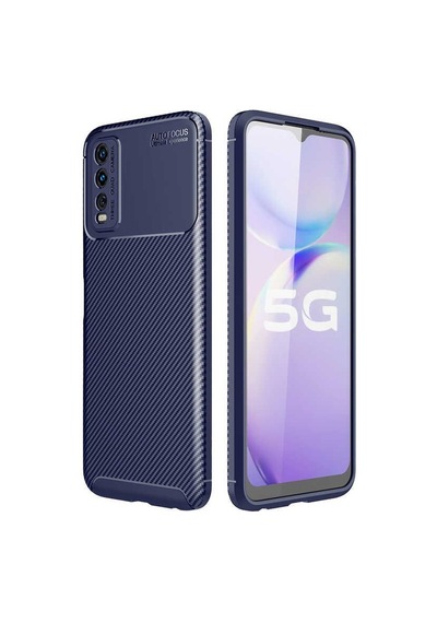 Apsuwa Vivo Y20 Kılıf Negro Karbon Fiber Silikon