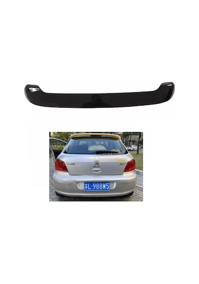 Autogp Peugeot 307 Bagaj Üstü Spoiler Pianoblack Boyalı