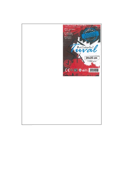 Art Elegant Eko 20 X 25 Tuval %100 Pamuk 280 Gr 1 Adet
