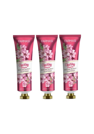 Farmasi Kiraz Çiçeği ve Shea Yağı El Kremi 3 x 30 ML
