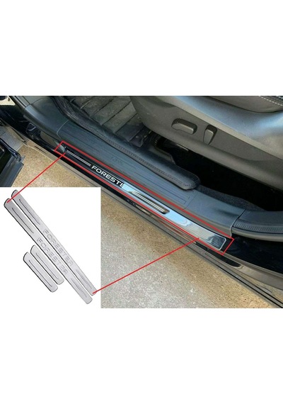Subaru Forester 2009 2012 Dış Kapı Eşiği Krom