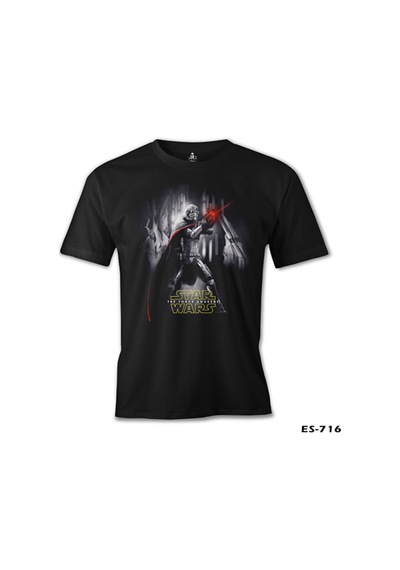 Star Wars - The Force Awakens 3 Siyah Erkek Tshirt