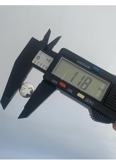 Çanta Takı Metal Aksesuar 11,8mm 20 Adet Gri