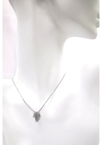 Omar Silver Kadın Fatma Ana Eli Zirkon Taşlı Kolye Rodyumlu (488936034) Omar Silver Kadın Fatma Ana Eli Zirkon Taşlı Kolye Rodyumlu (488936034)