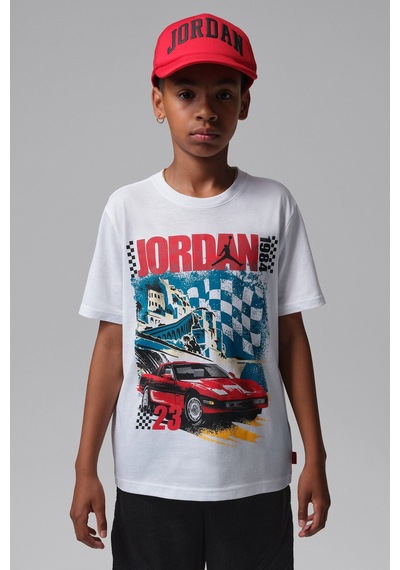 Nike Erkek Çocuk Jordan Tişört 95g177 BEYAZ