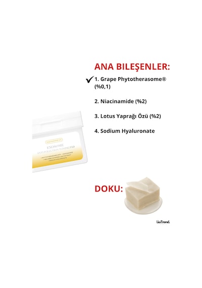 Apothe Exosome Anti-pollution Toning Pad 170 Ml Ekzozomal Gözenek Arındırıcı Aydınlatıcı Pedler