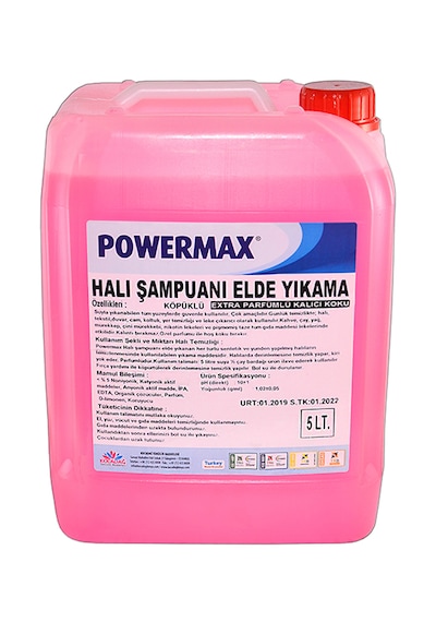 Powermax Halı Şampuanı Elde Yıkama 5 L