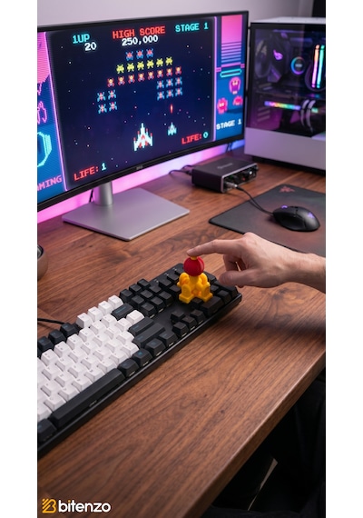 Mekanik Klavye Numpad Joystick Aparatı - Sağ Tuş Takımı 2-4-5-6-8 İçin Arcade Kontrol Adaptörü