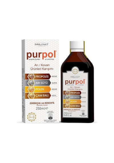 İmmunat Purpol Propolis Ve Polen Sıvı Ekstratı 250 Ml