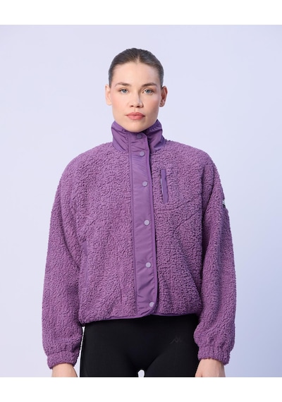 Kappa Authentic Crete Kadın Mor Regular Sherpa Mont