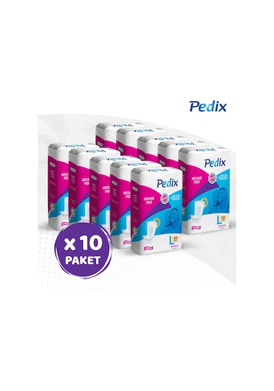 Pedix Mesane Pedi Unisex Büyük Boy L 10 x 10'Lu