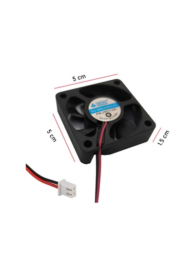 5cm 24v 2 Pinli Fan 5cm X 5cm X 1.5cm 2 Pimli Dc 24volt Fan