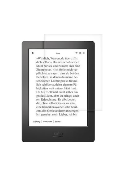 Kobo 6 İnç E-kitap Okuyucu Ekran Koruyucu Film Ve Stylus Kalem