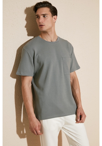 Buratti Erkek T Shirt 5902305 AÇIK HAKİ Haki