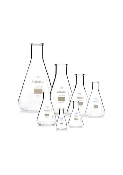 Cam Erlen Dereceli 2000 Ml Erlenmeyer Borosil