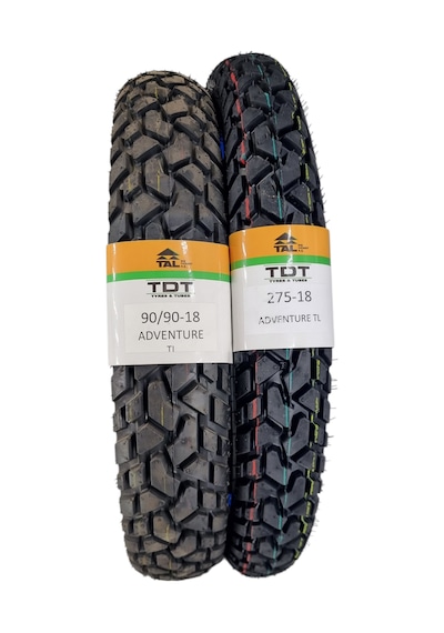 90/90-18 Ve 275-18 Tubeless - Dubleks Adventure Lastik Takımı