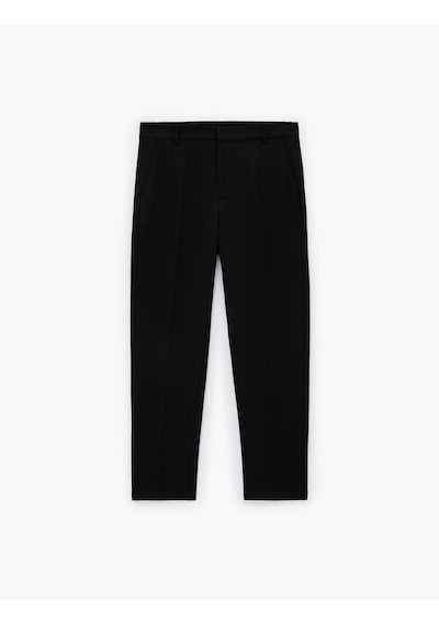 Koton Slim Fit Normal Bel Cepli Kumaş Pantolon Siyah 6sam40003hk Siyah