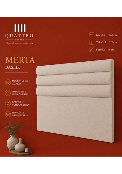 Merta Çift Kişilik Baza Başlığı 160 CM