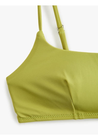Koton Astarlı Hafif Destekli Bralet Bikini Üstü Yeşil 5sak10214mm Yeşil