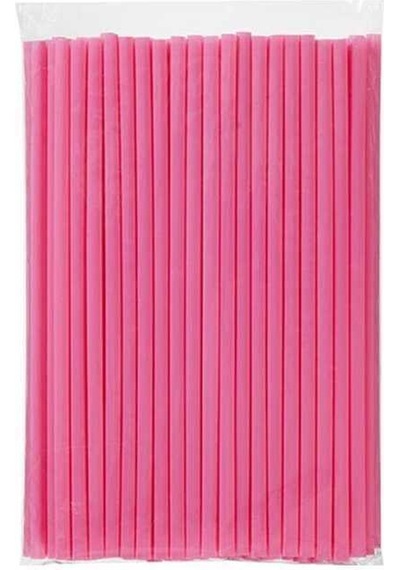 Plastik Frozen Pipet Pembe - 100 Adet N11.987