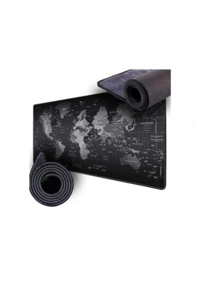 Mousepad 90x40 Xxl Dünya Desenli Profesyonel Gaming Destekli Oyuncu Mousepad Ultra Geniş Xxl 90x40cm-a 2mm