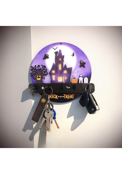 Halloween Cadılar Bayramı Temalı Duvar Dekor Askılık Anahtarlık Diğer