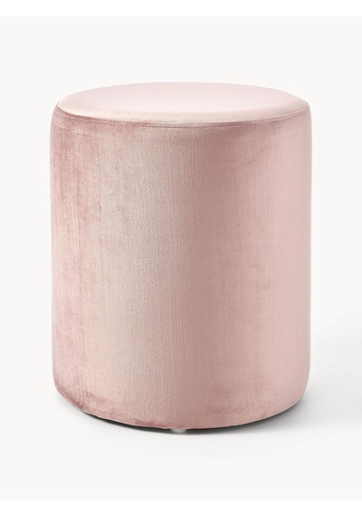 Most Ekol Puf 11 Pembe Kadife Kumaş Evinize Teslim
