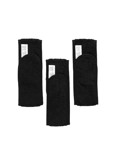 Bandana,%100 Pamuk Cırt Bantlı, Biyeli, Havlu Kafa - Saç Ve Makyaj Bandı 3 Lü Set