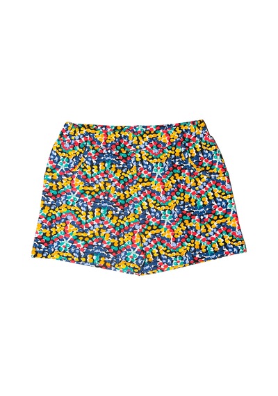 Lovetti Kız Çocuk Abstract Speckled Desen Cepli Şort 8863 Çok Renkli Lovetti Kız Çocuk Abstract Speckled Desen Cepli Şort 8863 Çok Renkli