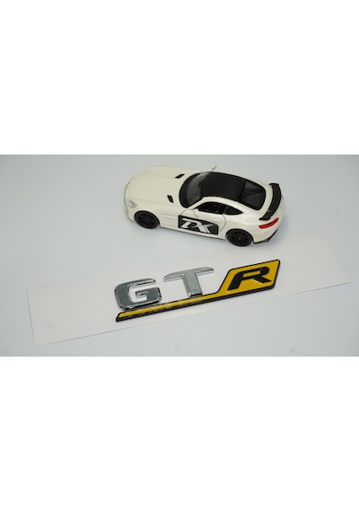 Dk Benz Gt R Sarı Krom Abs 3m 3d Bagaj Logo Amblem