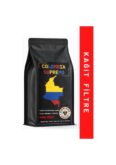 Beanland Coffee Colombia Supremo Kağıt Filtre 250 G