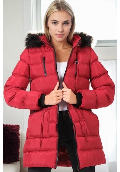 Z9763 Dewberry Bayan Kaban-bordo Bordo