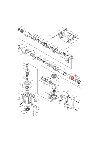 Makita HM1202C Ring Ürün Kodu 257224-1