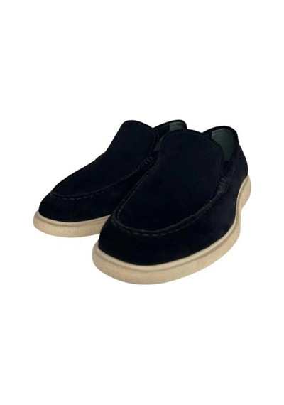 Kemal Tanca 877 2570 Erkek Hakiki Deri Casual Ayakkabı Lacivert