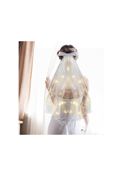 Tokalı Duvak İncili Ledli 70 Cm