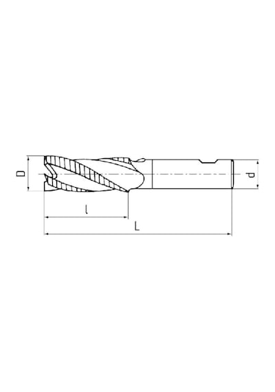 Fett 32x106mm Zps Dın844nr Hss Co8 Uzun Kabatalaş Parmak Freze