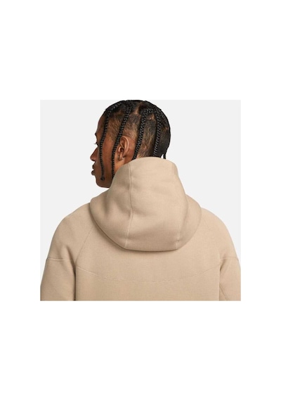 Nike Sportswear Tech Fleece Windrunner Tam Boy Fermuarlı Erkek Kapüşonlu Sweatshirt Fb7921-247 Altın