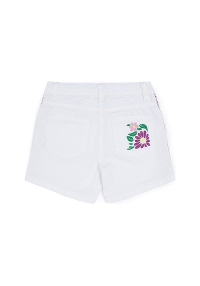 U.s. Polo Assn. Kız Çocuk Beyaz Şort / Bermuda 50282941-vr013 Beyaz