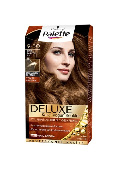 Palette Saç Boyası 9-50 Altın Parıltılı Bal X 2 Adet