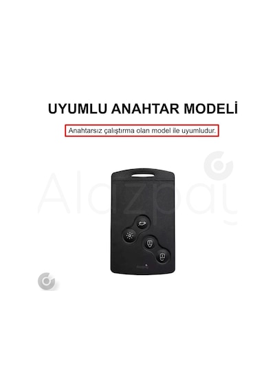 Renault Clio Megane Captur Koleos Fluence Laguna Karbon Desenli Tpu Anahtar Kılıfı