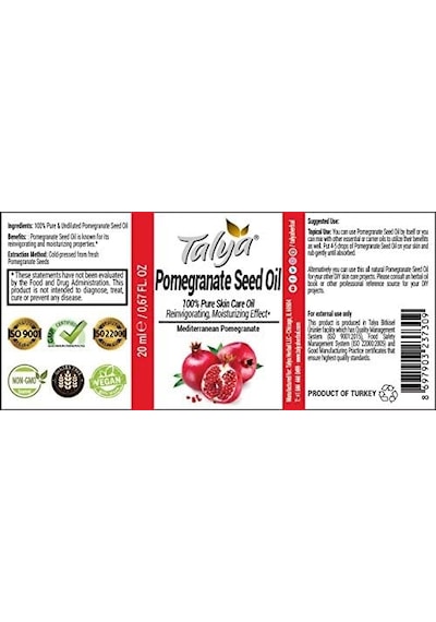 Nar Çekirdeği Yağı 20 Ml 1000 Adet