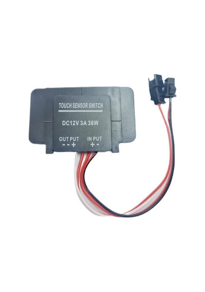 Ayna Arkası Dokunmatik Touch Sensör Switch Dc12v 3a 38w Siyah